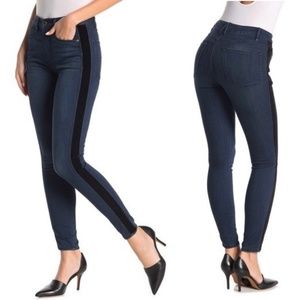 Good American Good Waist Velvet Stripe Ski…